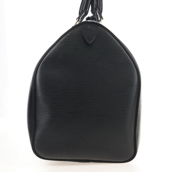 LOUIS VUITTON Epi Keepall 45 Boston Bag Black M42972 LV Auth 207072V