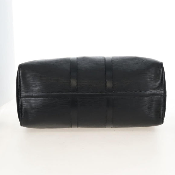 LOUIS VUITTON Epi Keepall 45 Boston Bag Black M42972 LV Auth 207072V