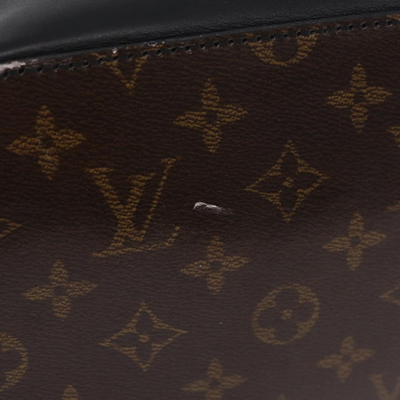 LOUIS VUITTON Monogram Eclipse Glaze Zipped Tote Backpack M43900 LV Auth 207073