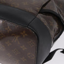 LOUIS VUITTON Monogram Eclipse Glaze Zipped Tote Backpack M43900 LV Auth 207073-17