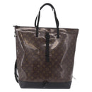 LOUIS VUITTON Monogram Eclipse Glaze Zipped Tote Backpack M43900 LV Auth 207073-2