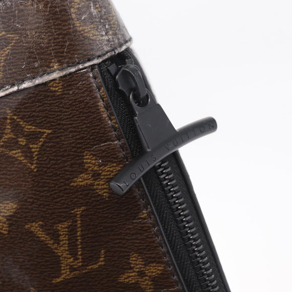 LOUIS VUITTON Monogram Eclipse Glaze Zipped Tote Backpack M43900 LV Auth 207073