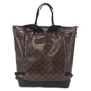 LOUIS VUITTON Monogram Eclipse Glaze Zipped Tote Backpack M43900 LV Auth 207073-3