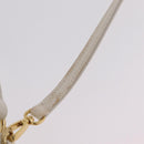 Miu Miu Shoulder Bag Fur 2way White Gold Auth 207074M-14