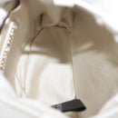 Miu Miu Shoulder Bag Fur 2way White Gold Auth 207074M-23