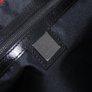 FENDI Tote Bag Wool Red Silver Auth 207077A-10