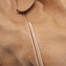 Miu Miu Matelasse Hand Bag Leather 2way Brown Gold Auth 207078A-17