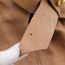 Miu Miu Matelasse Hand Bag Leather 2way Brown Gold Auth 207078A-9