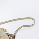 Miu Miu Matelasse Hand Bag Vitellolux 2way Beige Gold Auth 207079M-10