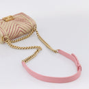 CHANEL Boy Chanel Chain Shoulder Bag Raffia Beige Gold CC Auth 207083SM-7