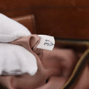 Miu Miu Matelasse Hand Bag Vitellolux 2way Brown Gold Auth 207085V-11