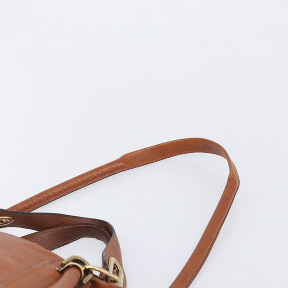 Chloe Paraty Hand Bag Leather 2way Beige Gold Auth 207086A
