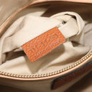 Chloe Paraty Hand Bag Leather 2way Beige Gold Auth 207086A-27