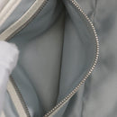 Christian Dior Trotter Canvas Romantic Chain Bag PVC White Silver Auth 207087A-30