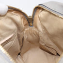 Chloe Paraty Hand Bag Leather 2way Gray Gold Auth 207091V-25