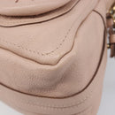 Chloe Paraty Hand Bag Leather 2way Pink Gold Auth 207095V-15