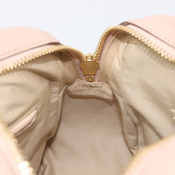 Chloe Paraty Hand Bag Leather 2way Pink Gold Auth 207095V