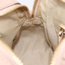 Chloe Paraty Hand Bag Leather 2way Pink Gold Auth 207095V-26