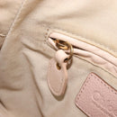 Chloe Paraty Hand Bag Leather 2way Pink Gold Auth 207095V-27