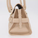 Salvatore Ferragamo Gancini Tote Bag Leather Pink Gold Auth 207096-6
