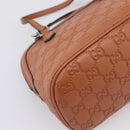 GUCCI Micro GG Canvas Guccissima Leather Outlet 2way Brown 341504 Auth 207098-15