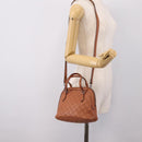GUCCI Micro GG Canvas Guccissima Leather Outlet 2way Brown 341504 Auth 207098-23