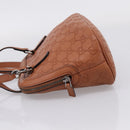 GUCCI Micro GG Canvas Guccissima Leather Outlet 2way Brown 341504 Auth 207098-4