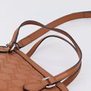 GUCCI Micro GG Canvas Guccissima Leather Outlet 2way Brown 341504 Auth 207098-8