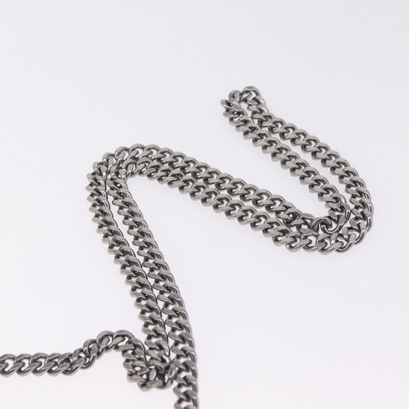 Stella McCartney Chain Falabella Bag Polyester Gray Silver 371223 Auth 207099A
