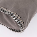 Stella McCartney Chain Falabella Bag Polyester Gray Silver 371223 Auth 207099A-12