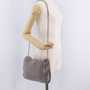 Stella McCartney Chain Falabella Bag Polyester Gray Silver 371223 Auth 207099A-24