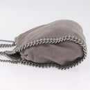 Stella McCartney Chain Falabella Bag Polyester Gray Silver 371223 Auth 207099A-5