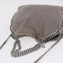 Stella McCartney Chain Falabella Bag Polyester Gray Silver 371223 Auth 207099A-6