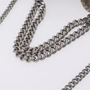 Stella McCartney Chain Falabella Bag Polyester Gray Silver 371223 Auth 207099A-7