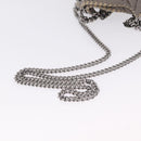 Stella McCartney Chain Falabella Bag Polyester Gray Silver 371223 Auth 207099A-9