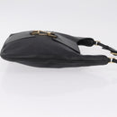 GUCCI Jackie Shoulder Bag Canvas Black Gold 001 4129 Auth 207102A-3