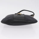GUCCI Jackie Shoulder Bag Canvas Black Gold 001 4129 Auth 207102A-5