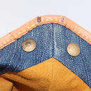 LOUIS VUITTON Monogram Denim Preity Hand Bag Blue M95020 LV Auth 207103V-25