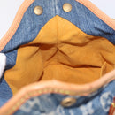 LOUIS VUITTON Monogram Denim Preity Hand Bag Blue M95020 LV Auth 207103V-26