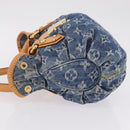 LOUIS VUITTON Monogram Denim Preity Hand Bag Blue M95020 LV Auth 207103V-7