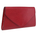 LOUIS VUITTON Epi Art Deco Clutch Bag Red M52637 LV Auth 207106-1