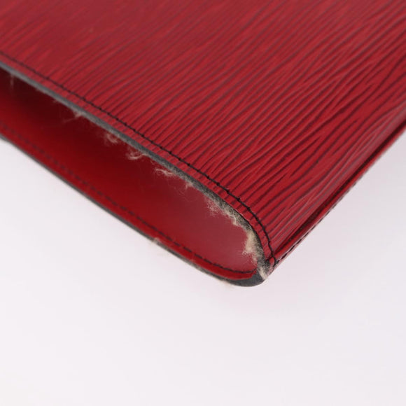 LOUIS VUITTON Epi Art Deco Clutch Bag Red M52637 LV Auth 207106