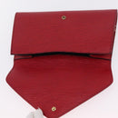 LOUIS VUITTON Epi Art Deco Clutch Bag Red M52637 LV Auth 207106-12