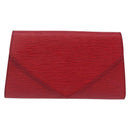 LOUIS VUITTON Epi Art Deco Clutch Bag Red M52637 LV Auth 207106-2