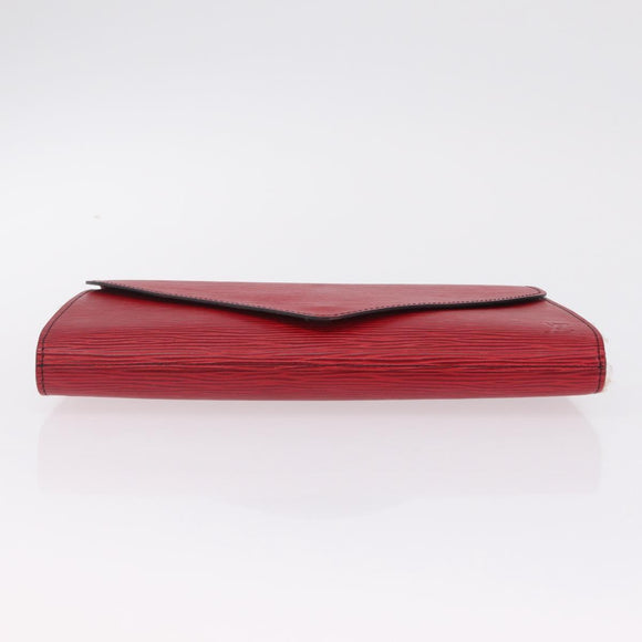 LOUIS VUITTON Epi Art Deco Clutch Bag Red M52637 LV Auth 207106