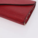 LOUIS VUITTON Epi Art Deco Clutch Bag Red M52637 LV Auth 207106-9