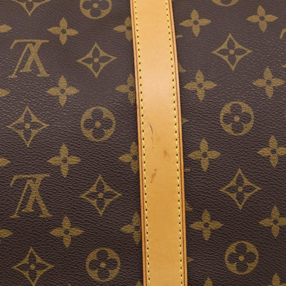 LOUIS VUITTON Monogram Keepall 60 Boston Bag M41422 LV Auth 207108V