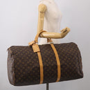 LOUIS VUITTON Monogram Keepall 60 Boston Bag M41422 LV Auth 207108V-24