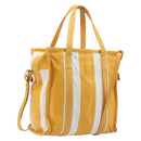 Balenciaga Bazaar Shopper Bag Leather 2way Yellow Silver 443096 Auth 207110A-1