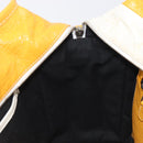 Balenciaga Bazaar Shopper Bag Leather 2way Yellow Silver 443096 Auth 207110A-26